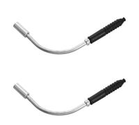 Beavorty Jeu de 2 Gaines en Caoutchouc pour Câble de Frein Vélo à Patins, Composants Compatibles VTT et Route, Protection Solide Anti-Usure, Manchon de Frein Précis pour Efficacité