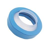Beavorty Joint de Bride en Abs pour Cuvette de Toilettes Bleu, Étanchéité Anti-odeurs et Anti-retour, Installation Facile pour Nouvelle Installation à Domicile