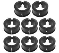 Beavorty Joint D'extension de Guidon VTT en Silicone, Rondelles Pratiques 31,8 Mm vers 25,4 Mm, Lot de 8 Coussinets Antidérapants pour Support de Cintre, Accessoires Vélo Légers