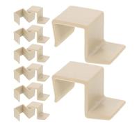 Beavorty Kit 20 Pièces Accessoires pour Lit Bébé Supports Robustes en Plastique pour Planche de Lit Crochets de Rangement Polyvalents Fixation Quincaillerie Support Central pour Cadre