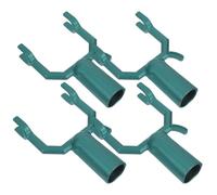 Beavorty Kit de 4 Tuteurs Métalliques Verts pour Branches D'arbres Fruitiers 0,75 Pouce, Support Robuste en Alliage D'aluminium pour Redressement et Soutien en Jardin et Verger