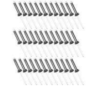 Beavorty Kit de 50 Rivets Multifonctions en Métal 50 Joints Toriques en Caoutchouc Étanches, Solide, pour Kayak et Bateau - Accessoires Professionnels pour Fixation et Rivetage Nautique