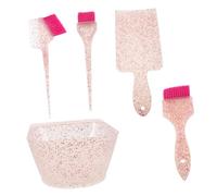 Beavorty Kit de Coloration pour Cheveux avec Bol et Pinceau pour Teinture Professionnelle Planche à Mèches Incluse pour Réaliser Soi-même des Mèches et Reflets Chez Soi