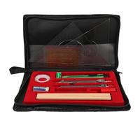 Beavorty Kit de Dessin Technique Multifonction Gomme à Dessin, Stylos pour Étudiants, Boîte de Rangement Compacte Noire, Outils pour Mathématiques, Architecture et Couleur