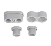 Beavorty Kit de Pieds Stabilisateurs pour Parc Bébé Base Antidérapante en Silicone, Fixateurs de Sol Universels Écrou de Serrage et Boucle de Clôture, Pièces de Rechange pour Parc à Jeux