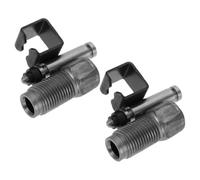 Beavorty Kit de Réparation 2pcs pour Cric Hydraulique Adaptateur en Fer et Plastique, Pièces de Cric de Sol pour Levage Stable et Mobilité Facile