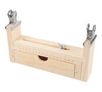 Beavorty Kit de Tissage DIY pour Bracelets Cadre en Bois Réglable, Outil de Fabrication D’Objets Artisanaux, Support de Tressage Robuste pour Cordes et Lanières, pour Loisirs Créatifs