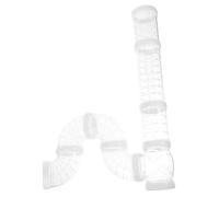Beavorty Kit de Tunnels Transparents pour Cage Hamster Tuyauterie Externe et Tubes en Plastique Sécurisés pour Activité Ludique de Petits Animaux comme Souris et Rats