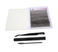 Beavorty Kit D'extensions De - Faux Naturels Avec Colle Adhésif Et Pince À Épiler Pour La Maison