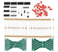 Beavorty Kit Électronique DIY Sablier Accessoires de Soudure pour Apprentissage Pratique, Projets de Bricolage et Formation en Électronique