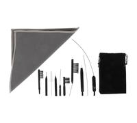 Beavorty Kit Entretien Appareil Auditif Brosse de Nettoyage et Accessoires Pratiques pour Nettoyage des Tubes Auditifs et Prothèses Auditives en Usage Domestique