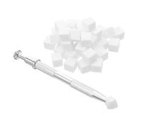 Beavorty Kit Éponge Ongle Mini avec Pince Multifonction pour Dégradé Nail Art Applicateur Maquillage Visage Bloc Polissage Ongles pour Salon et Usage Domestique