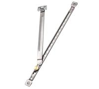 Beavorty Limiteur D'ouverture de Fenêtre Coulissante Réglable 30 Cm sans Perçage, Barre de Verrouillage en Aluminium pour Sécurité Intérieure, Barres Anti-Vent pour Fenêtres et Portes