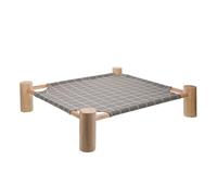 Beavorty Lit de Camp Portable pour Petits Animaux Lavable et Démontable Taille Petite Couleur Gris Lit D’intérieur et Extérieur pour Chat et Chien pour Chaton Fournitures pour Animaux