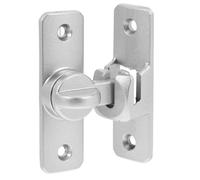 Beavorty Loquet de Porte sans Perçage en Alliage d'Aluminium Verrou Robuste pour Portes Coulissantes Sécurité Maison et Placards