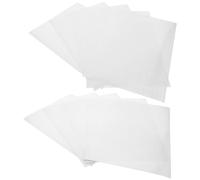 Beavorty Lot de 10 Autocollants Vinyle Holographique A4 Imprimable, Film Holographique Transparent Mat, Papier Autocollant Vinyle pour Décoration Intérieure, Voitures, Fenêtres et
