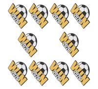 Beavorty Lot de 10 Broches de Supporter de Football en Métal Émaillé, Épingle de Jeu Coupe du Monde 2026, Insigne pour Paquet à Dos, Veste ou Casquette, Badge Souvenir Événement
