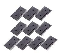 Beavorty Lot de 10 Charnières en Fer Vintage 54x47mm pour Portes et Fenêtres, Charnières Pliantes à Ressorts Robustes Couleur Rouge Ancien, Adaptées pour Moustiquaires, Armoires et Meubles