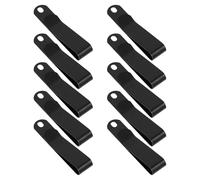 Beavorty Lot de 10 Clips à Ressort en Métal pour Ceinture, Fermoirs en Acier Robuste, Mousquetons pour Étuis Téléphone et Portefeuilles, Accessoires Polyvalents pour Usage Extérieur et