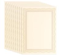 Beavorty Lot de 10 Feuilles Papier Certificat Imprimable A4 pour Certificats d'Honneur et Remises de Diplômes Scolaires