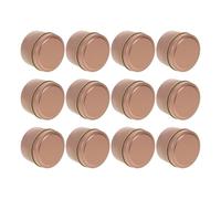 Beavorty Lot de 12 Coupelles à Bougies en Étain 4 Oz pour Fabriquer des Bougies, Décoratives et Portables, pour DIY et Chambre