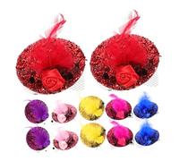 Beavorty Lot De 12 Épingles À Cheveux En Forme De Fleur - Petits Chapeaux Pour Femmes Bibi Pour Le Thé Mini-chapeau Pour Femmes Design Doux Pour La Peau Accessoire Multi-occasions