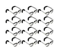 Beavorty Lot de 12 jolies bagues de lunettes : bague ouverte unique et tendance pour femmes, couples, mariées, demoiselles d'honneur, bijoux de fête d'anniversaire de mariage