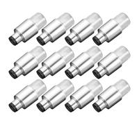 Beavorty Lot de 12 Lampes à Rayons de Roue LED pour Vélo, Éclairage Multicolore Bouchons de Valve, Acier Inoxydable, Étanches, Décoratives et Adaptées pour Vélo de Montagne