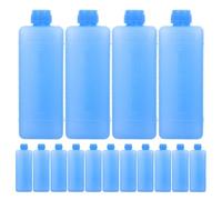 Beavorty Lot de 15 Blocs Réfrigérants Rechargeables Mini pour Ventilateur Refroidisseur D'air, Poche de Glace Sûre en Eau, Glace Portable pour Conservation Aliments et Camping, Pack