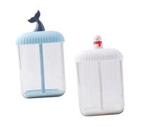 Beavorty Lot De 2 Bouteilles Moussantes Portables Pour Visage Mousseur Rapide Pour Visage Shampoing Gel Sans Design