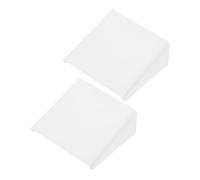 Beavorty Lot de 2 Étagères Murales Adhésives Blanches pour Caméra, Routeur et Babyphone, Support Mural Réglable en Métal, Étagères Flottantes Compactes pour Rangement Intérieur, Fixation