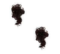 Beavorty Lot De 2 Faux Chignons Pour Femme Postiches En Chignon Décoiffé Extensions De Cheveux Bouclés Corde