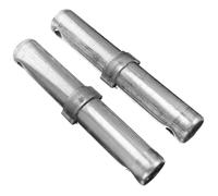 Beavorty Lot de 2 Goupilles de Raccordement D'échafaudage Galvanisées Ø36 Mm Épaisseur 8 Mm, Barres de Liaison Robustes pour Tubes D’échafaudage Intérieurs et Extérieurs, Accessoires