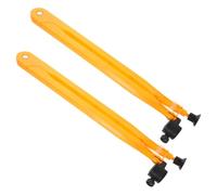 Beavorty Lot de 2 Grandes Boussoles en Plastique Blanches pour Tableau Blanc, Compas Circulaires Pédagogiques pour Matériel de Mathématiques et Démonstrations en Classe