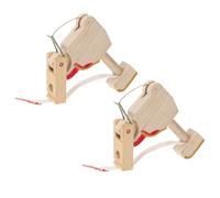 Beavorty Lot de 2 Marteaux en Bois pour Piano Vertical pour Pianos Droits Pièces de Réparation Accessoires Solide pour Entretien et Réglage Utilisation Professionnelle