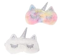 Beavorty Lot de 2 Masques de Sommeil en Peluche pour Femmes Et Filles