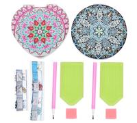 Beavorty Lot De 2 Miroirs Portables Pour Voiture Miroirs De Portables En Cuir Et Verre Miroirs Pliables