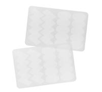 Beavorty Lot De 2 Moules À Pinces À Cheveux Moules En Silicone Pour Bijoux Épingles À Cheveux Porte-Clés Marque-Page Pendentif Accessoires Pour Cheveux Moules Artisanaux Blancs