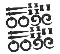 Beavorty Lot De 2 Paires De Boucles D'Oreilles Coniques Pour Élargissement D'Oreille Piercings Tunnels Jauges En Spirale Kit De Piercings D'Oreille Kit D'Étirement Du