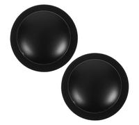 Beavorty Lot de 2 Poignées Autocollantes Noires à Ventouse pour Meubles, Barres D’appui sans Perçage en Acier Inoxydable, Poignées Adhésives Multifonctions pour Placards, Réfrigérateurs