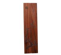 Beavorty Lot de 2 Presse-papiers en Bois de Zitan Rouge, Poids Moyen, pour Calligraphie Chinoise à Domicile, Objet Précieux pour Papeterie Bureau et Décoration du Sanctuaire, Accessoires