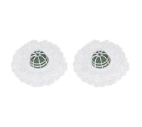 Beavorty Lot de 2 Sets de Porte-bouquets de Mariage Dentelle Blanche, Supports de Bouquet Base en Terre pour Composition de Fleur, Accessoires de Fleuriste pour Mariée et Décoration