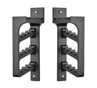 Beavorty Lot de 2 Supports Muraux pour Arc et Flèches, en Métal Robuste, Finition Noire, pour Rangement et Affichage D’équipement de Tir à L’Arc en Intérieur, Installation Rapide et Gain