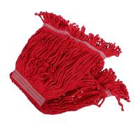 Beavorty Lot de 2 Têtes de Balai à Franges Détachables en Coton 100% Naturel, Réutilisables et Lavables en Machine, Recharge de Serpillière pour Nettoyage Humide sur Sols en Carrelage,