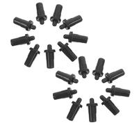 Beavorty Lot de 24 Goupilles de Réparation à Ressort en Plastique Noir, Amortisseur Silencieux pour Portes D’armoires et Placards Cuisine, Mécanisme de Fermeture Solide, Accessoire