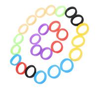 Beavorty Lot de 25 Capuchons en Silicone Élastique 3 Cm pour Clés, Housses Colorées pour Porte-clés, Protège-clés Souples et Résistants, Étiquettes Pratiques pour Couleur Couleur Aléatoire