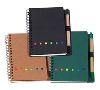 Beavorty Lot de 3 Blocs-notes à Spirale pour Bureau, Petits Carnets de Notes Adhésifs Multicolores, Format Pratique pour Prise de Notes, Planification et Emploi du Temps Scolaire