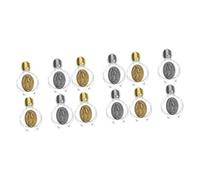 Beavorty Lot De 3 Bouteilles Deau Bénite En Verre Rechargeables Pour Baptême Pour Usage Religieux Catholique 4 Pièces X 3