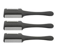 Beavorty Lot De 3 Peignes À Cheveux Double Face Pour Coupe De Cheveux Coupe-Cheveux Professionnel Outil De Coiffure Rasoir Peigne Pour Couper Les Cheveux Peigne De Coiffure En Acier