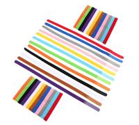 Beavorty Lot de 36 Colliers d'Identification en Nylon Réglables pour Chiots et Chatons, Repérage Facile, Usage Quotidien et Social